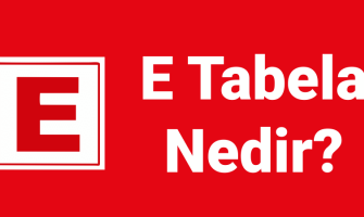 E Tabela Nedir? Eczane Tabela Yönetmeliği E Tabela Nedir? Eczane Tabela Yönetmeliği